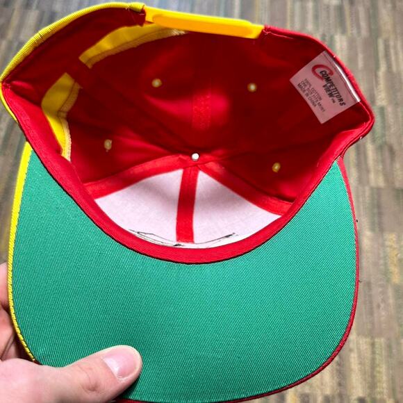 Vintage Terry Labonte NASCAR Racing Hat Red Yellow Embroidered SnapBack Cap - Picture 5 of 6